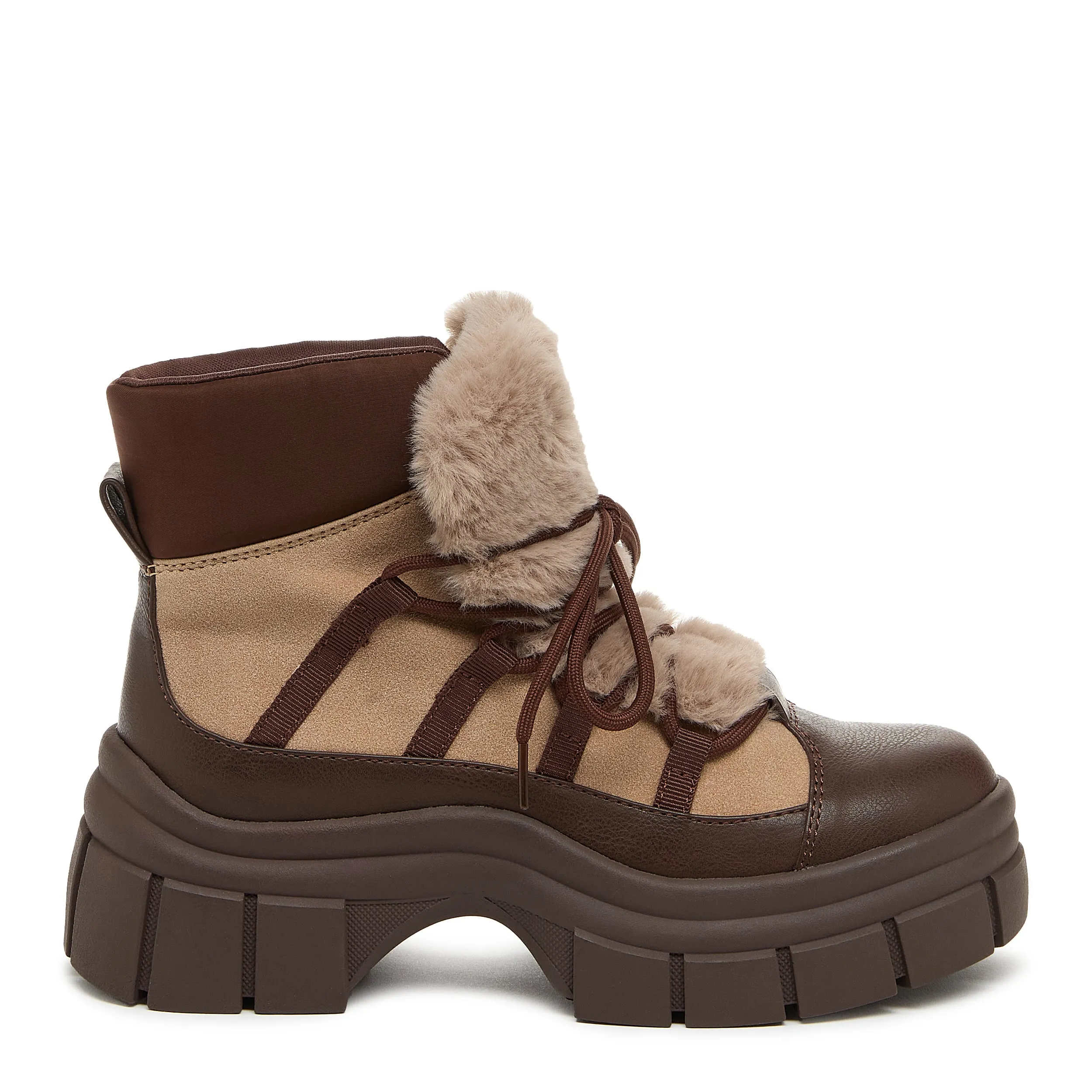 Tiger Brown Platform Bootie Love Pair