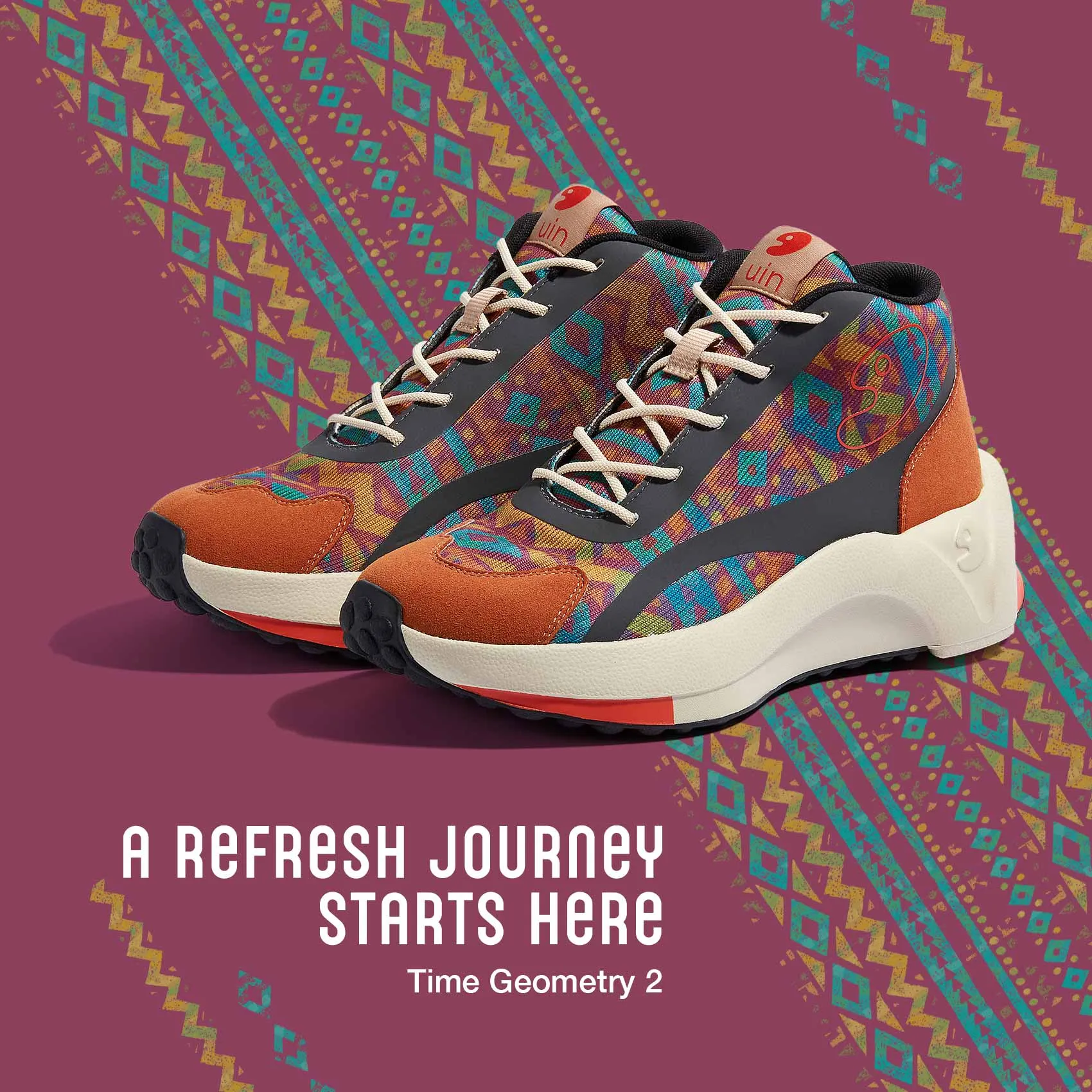 Time Geometry 2 Sevilla III Women Waterproof Design Mid Cut