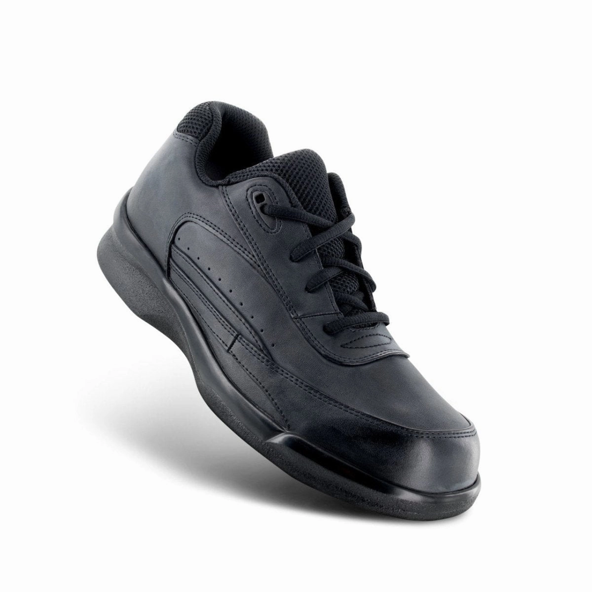 Designer Sneakers High Shine Apex G7000m Ambulator Athletic Men's Lace Walking Shoe In Black