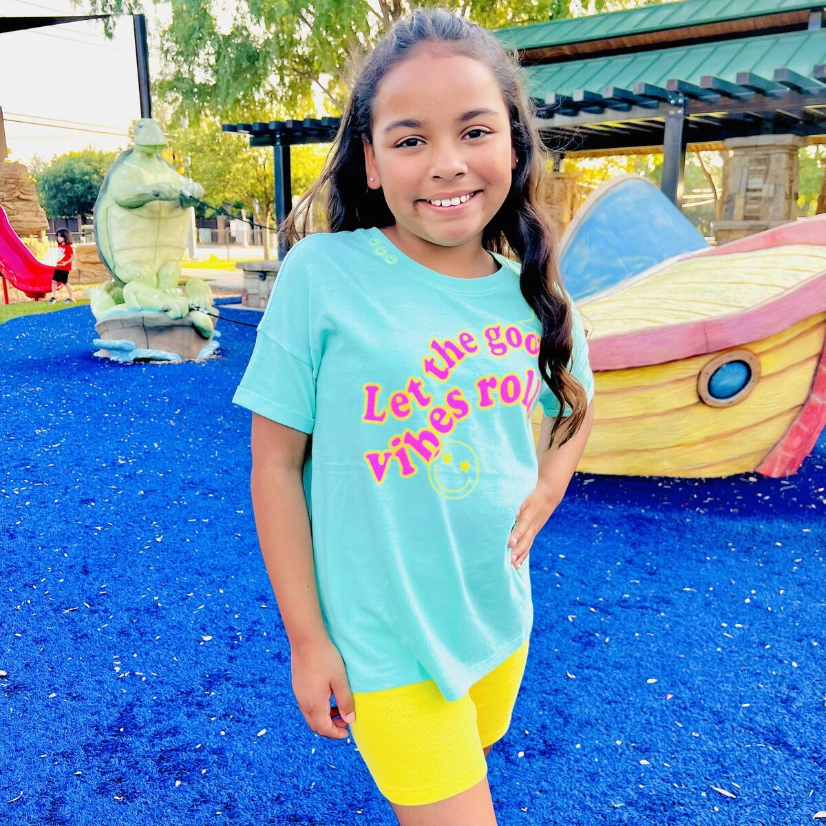 Peace Core Let the Good Vibes Roll Graphic Tee