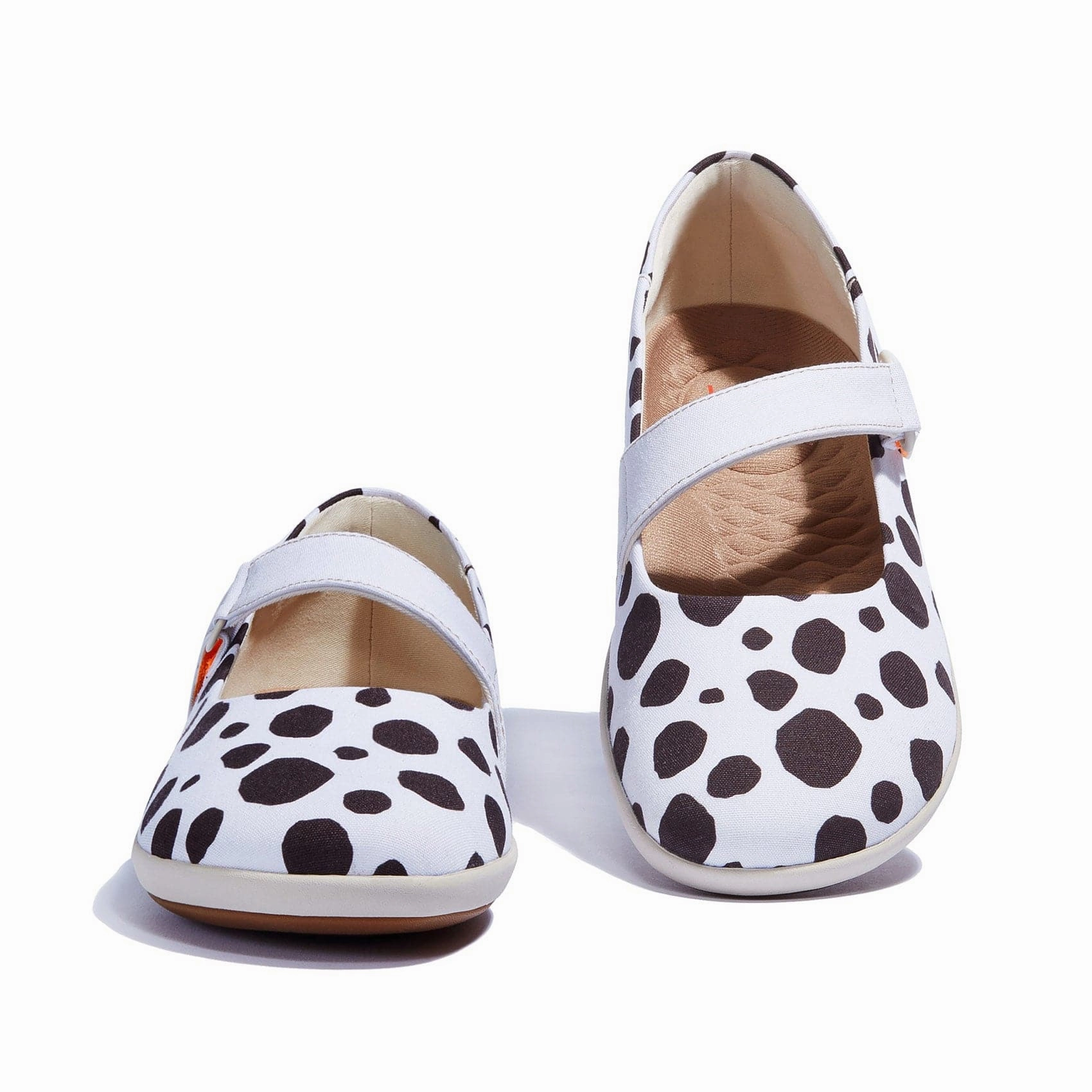 Support Step Chic Flats Spotted Dog Illetes III Women