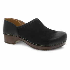Brenna Black Burnished Suede Anti Static Material