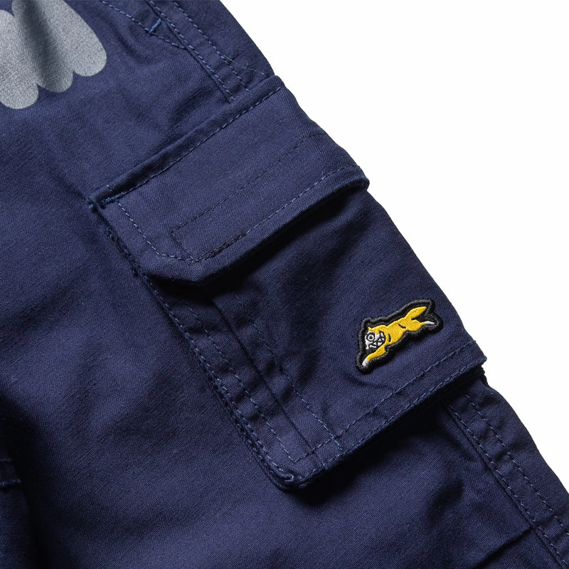 Downtown Cool Kids Ice Cream Bubble Cargo Pants - Navy Blazer