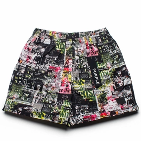 Easy Outfit Purple Brand The News All Around Short - All Over Print