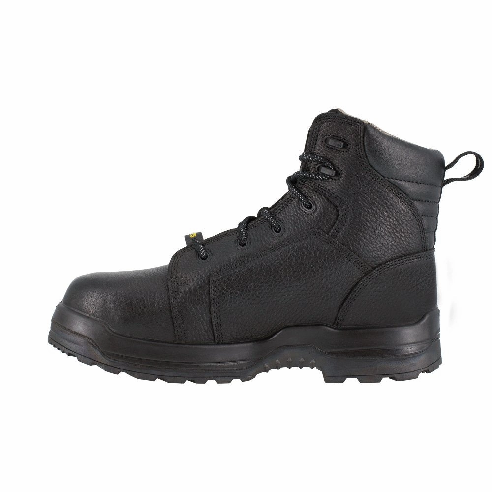 Rockport More Energy Women's Black 6" Lace to Toe Work Boot with Cushguard? Internal Met Guard - RK465 In Black Safety Fit Shoes Ultra Durable Footwear
