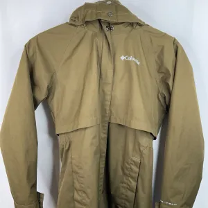 Sport Utility Size 10-12: Columbia Green Zip-Up Rain Coat