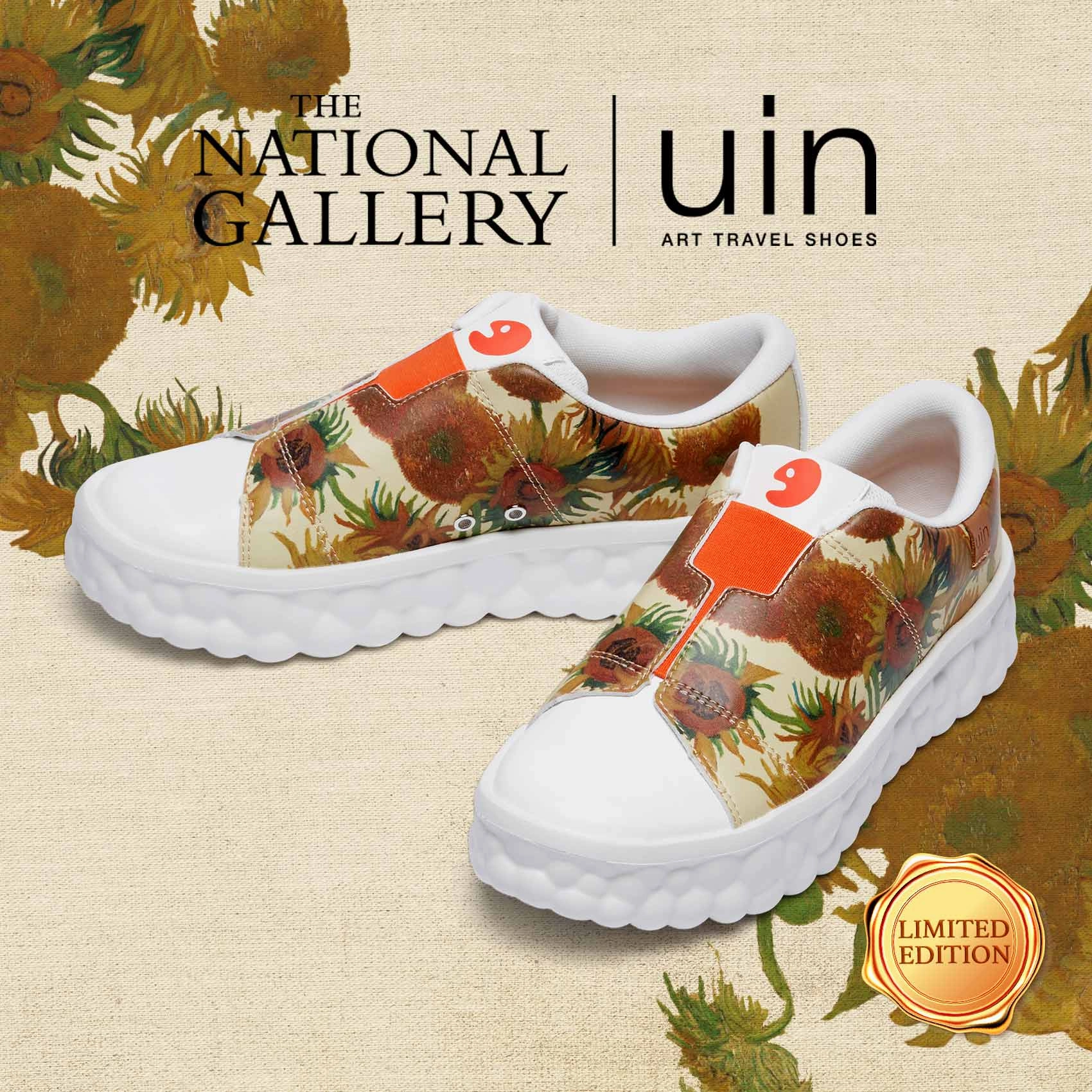 All-around durability Van Gogh Sunflowers Las Ramblas Men