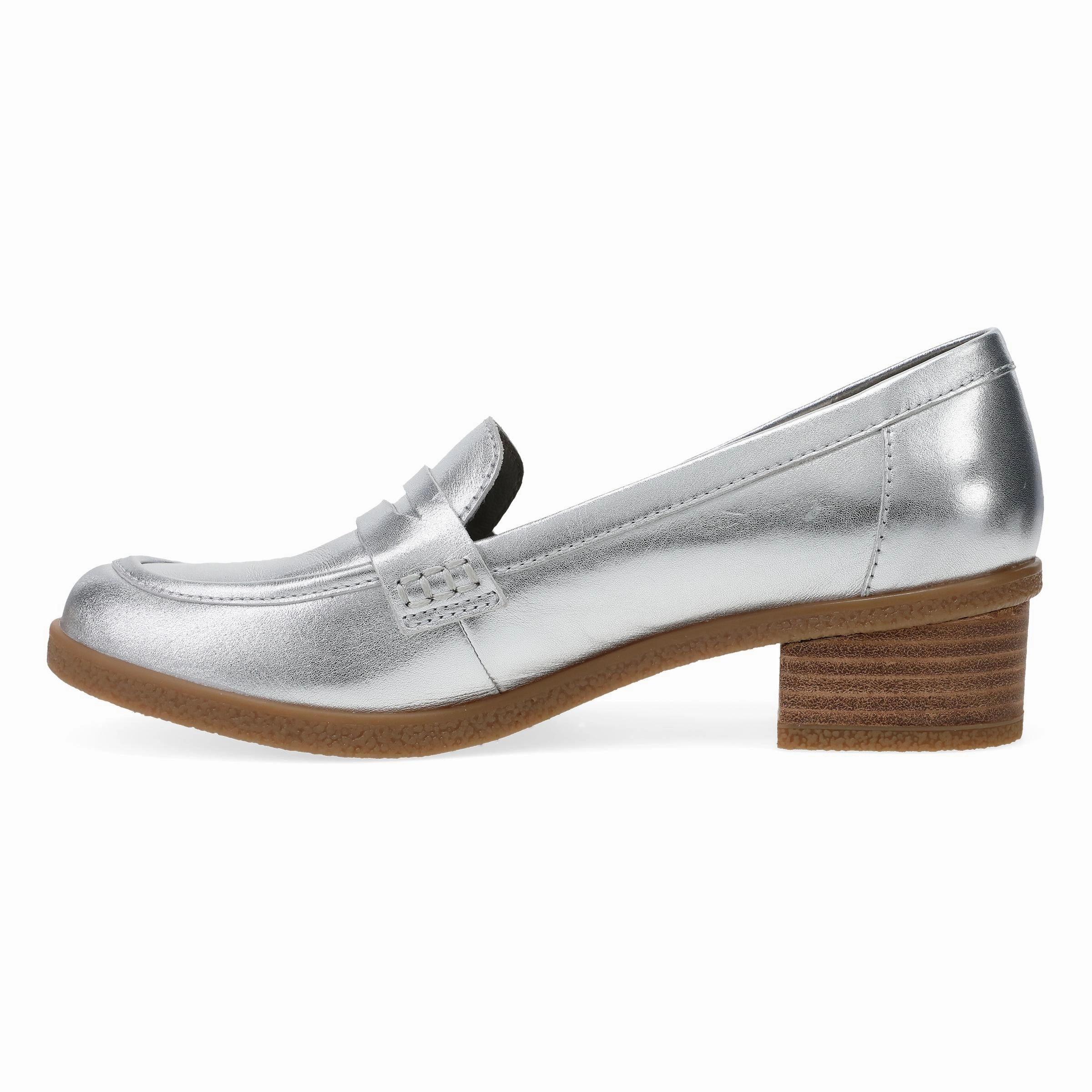 Luxury Heeled Boots Chic Designer Heels Danica Silver Metallic