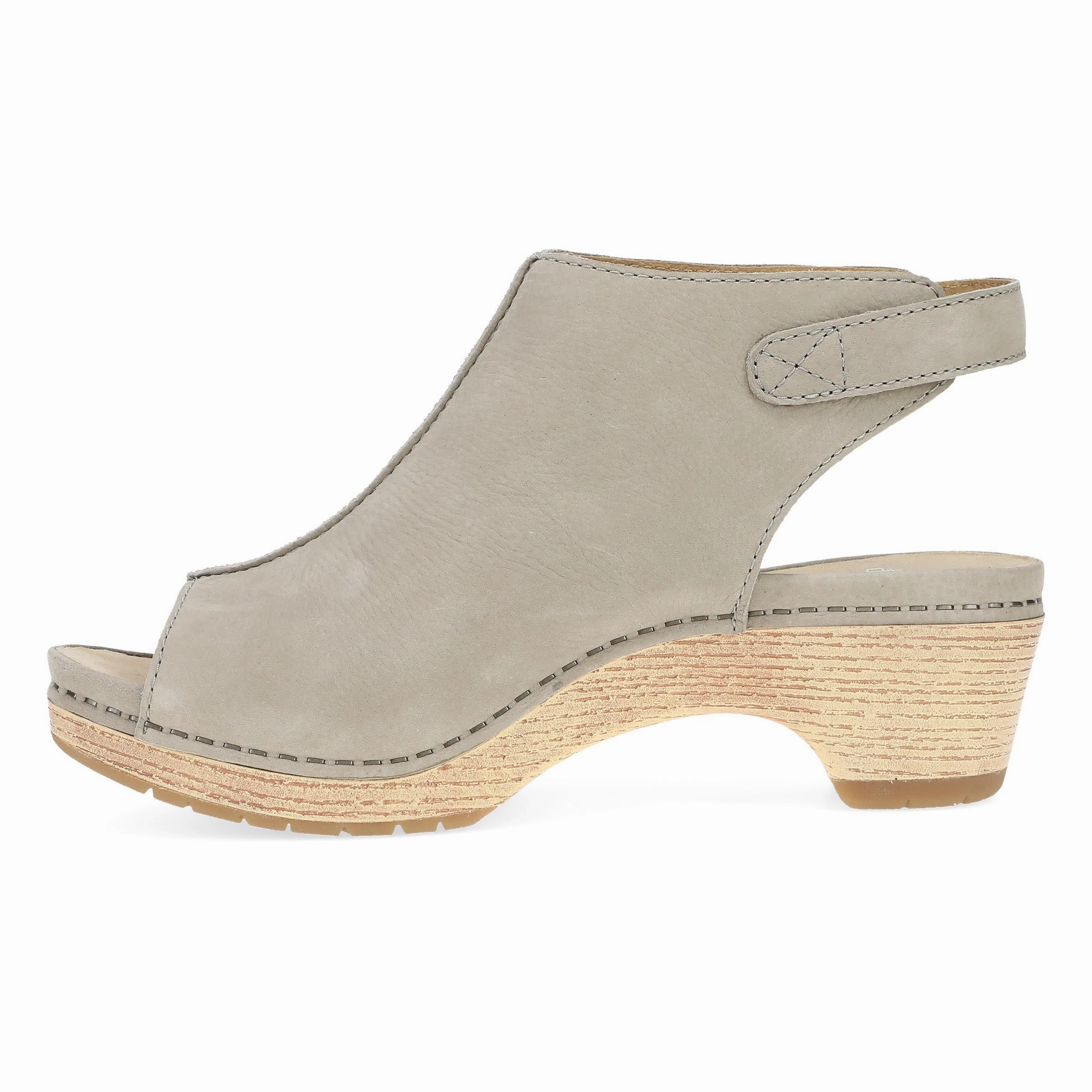 Lizzy Taupe Milled Nubuck Stable Structure