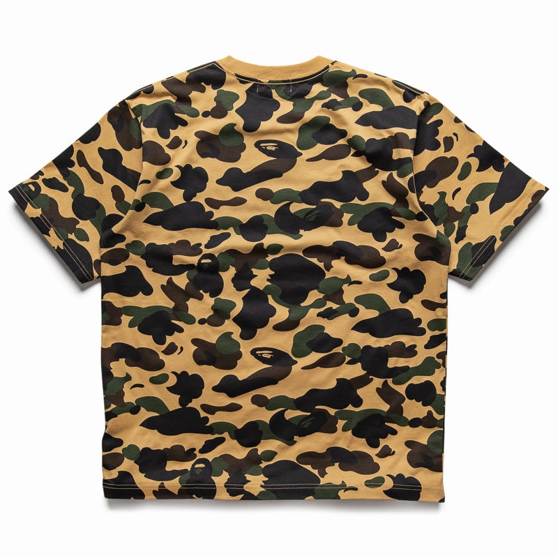 A Bathing Ape 1st Camo Point Tee - Yellow African Bold