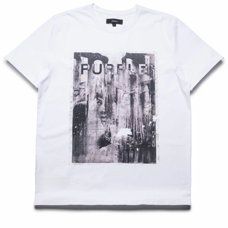 Purple Brand Parking Lot Tee - White Romance Air Winter Accessories