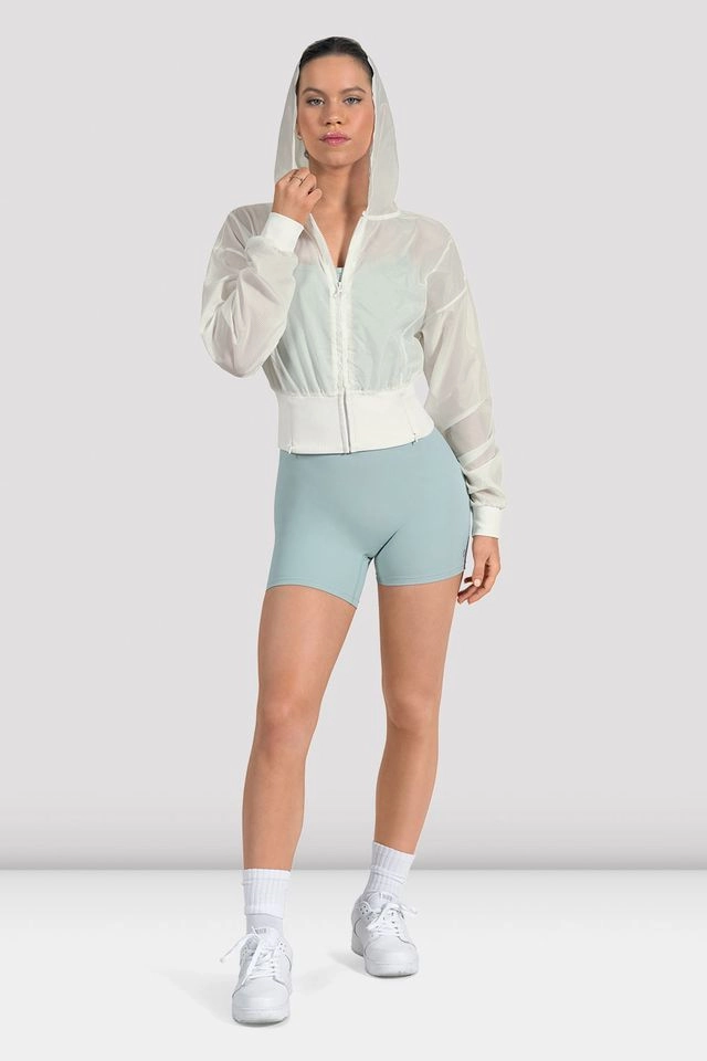 DoubleStitchedEdges ThermalRegulating Core Layers Ladies Apex Windbreaker Jacket