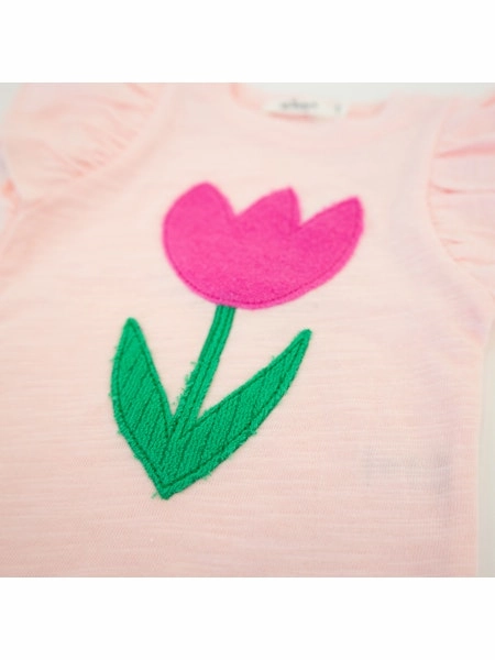 Tulip Terry Applique Skirted Tushie Set Free Shape