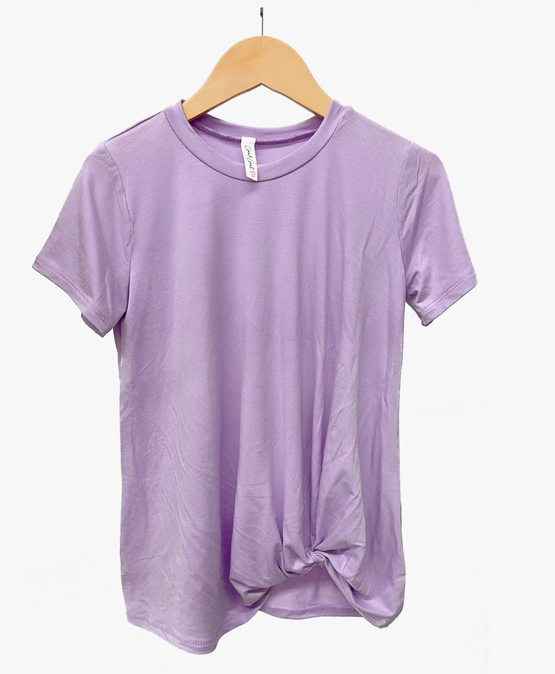 Twisted Knot Short Sleeve - Lilac Movement Friendly Model Edge