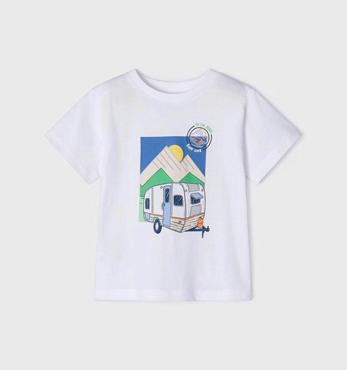 Street Light Camper Printed T-Shirt
