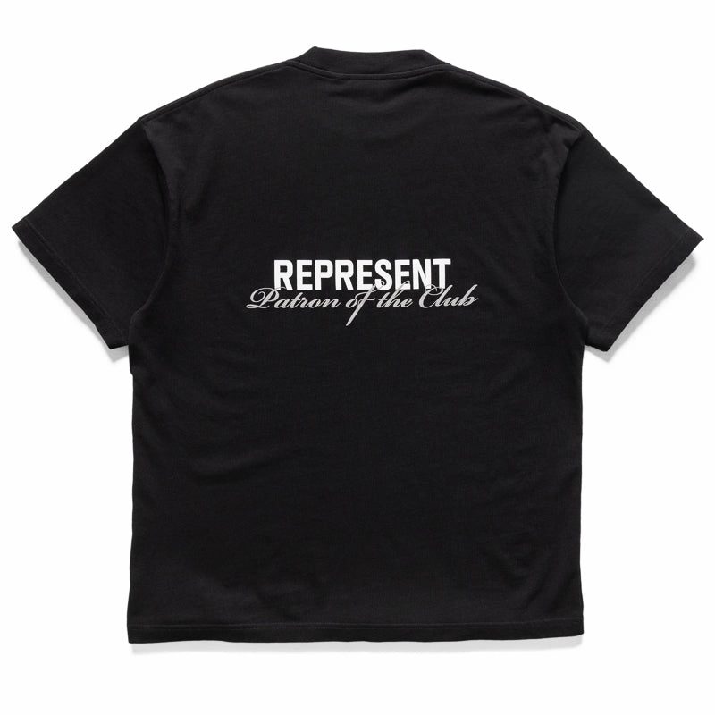 Push Edge Represent Patron Of The Club Tee - Black