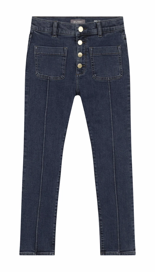 Crystal Soul Tailored Fit Emie Straight High Rise | Seacliff