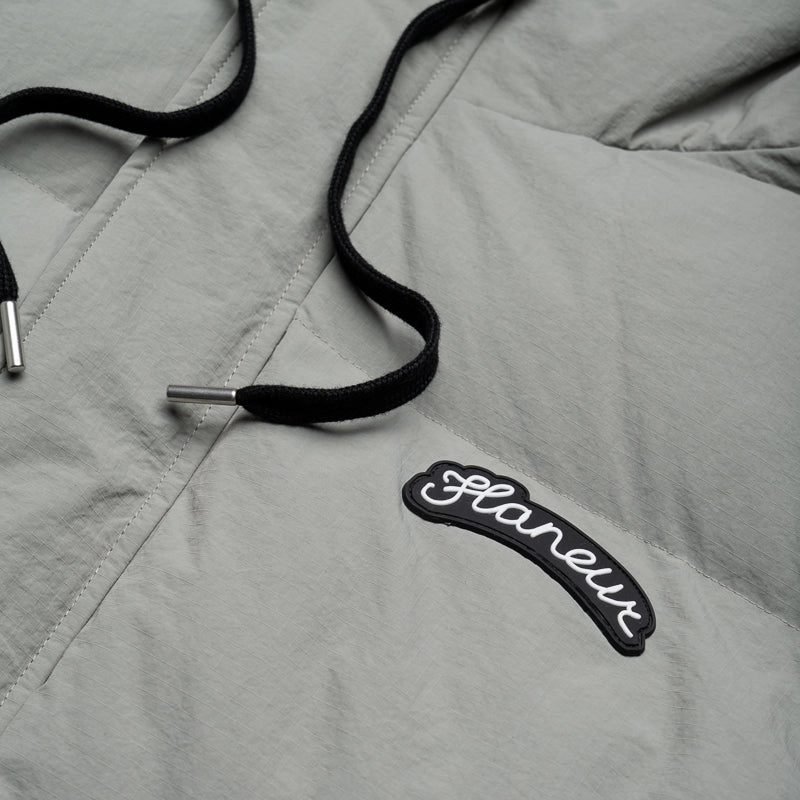 Stylish Jeans China Cool Flaneur Puffer Jacket - Grey