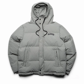 Flaneur Puffer Jacket - Grey Relaxing Design