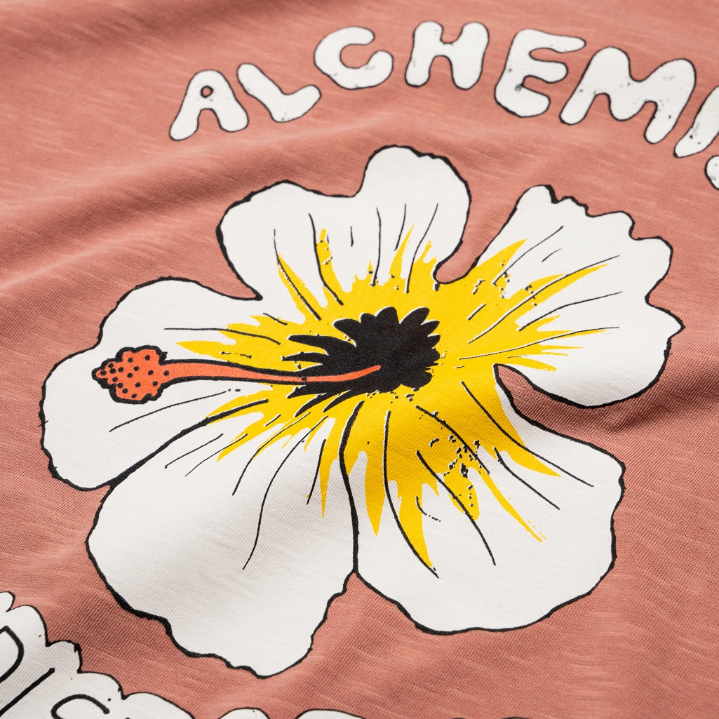 Forest Air Alchemist Flower Tee - Terra Cotta