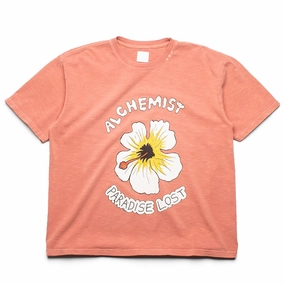 UltraSoftFinish EcoFriendly Dye Alchemist Flower Tee - Terra Cotta