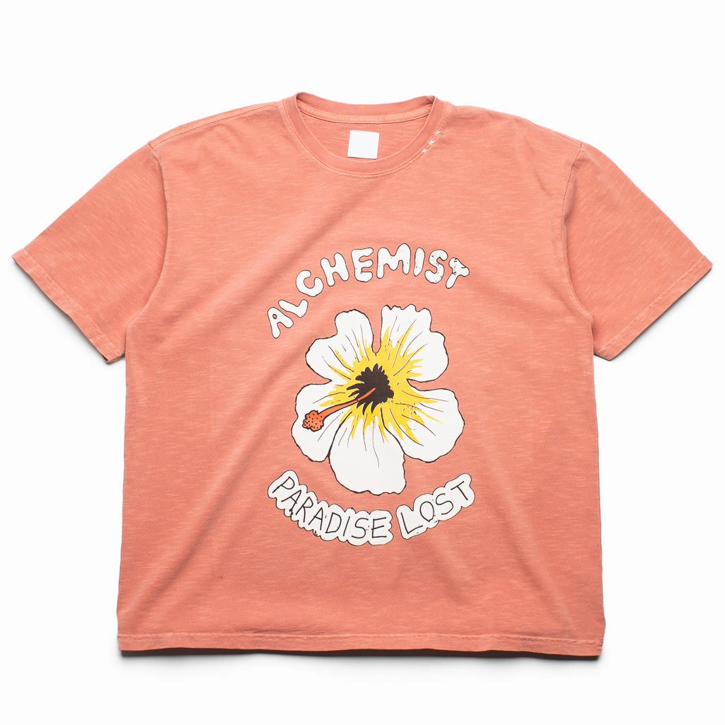 UltraSoftFinish EcoFriendly Dye Alchemist Flower Tee - Terra Cotta