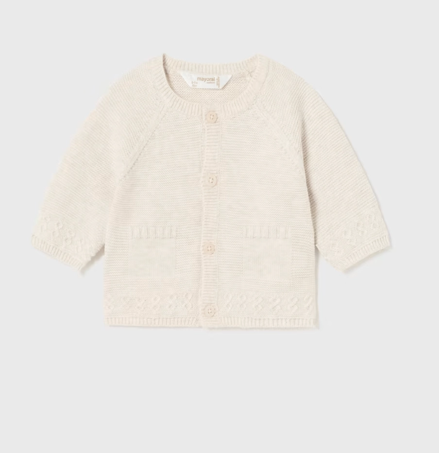 FoldableDesign Knit Cardigan - Oatmeal
