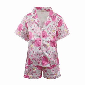 Happy Stars Matching Set ZeroWaste Production HighDensity Weave