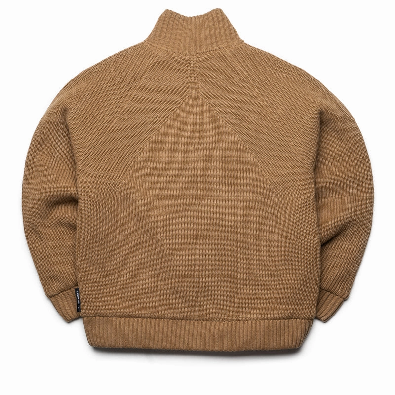 Carhartt WIP Banley Sweater Jacket - Peanut High-Quality Fabric Breezy Comfort