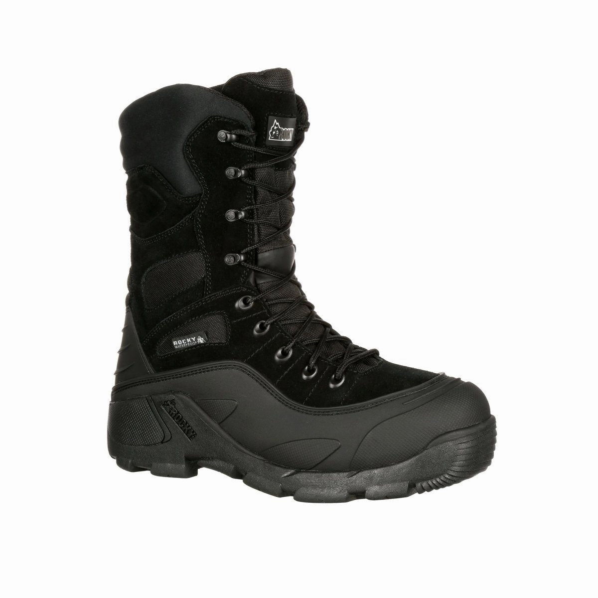 Grippy Outsole Rainy Day Commuter Rocky Blizzard Stalker Men's Waterproof 1200g Insulated Boots Fq0005455 In Black