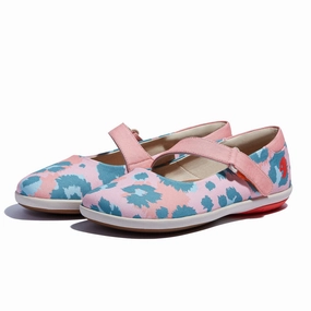 Pink Blue Leopard Illetes III Women Beach Step