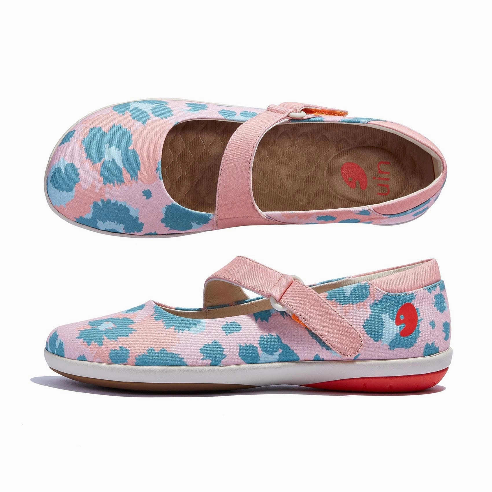 Light Fit Home Style Pink Blue Leopard Illetes III Women