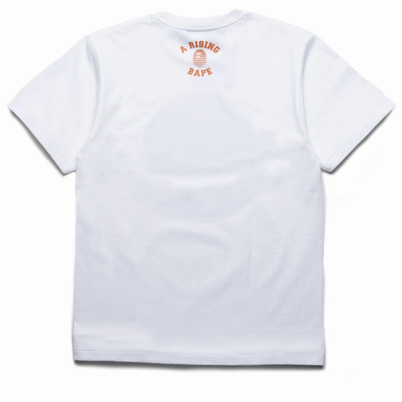 A Bathing Ape A Rising Bape Tee - White Stylish Fashion Comfy Wear