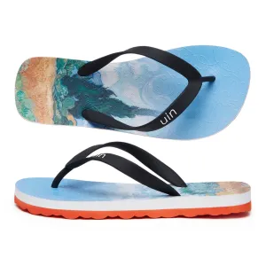 Sporty Outdoor Sandals Dressy Style Van Gogh Wheatfield with Cypresses Blanes Women