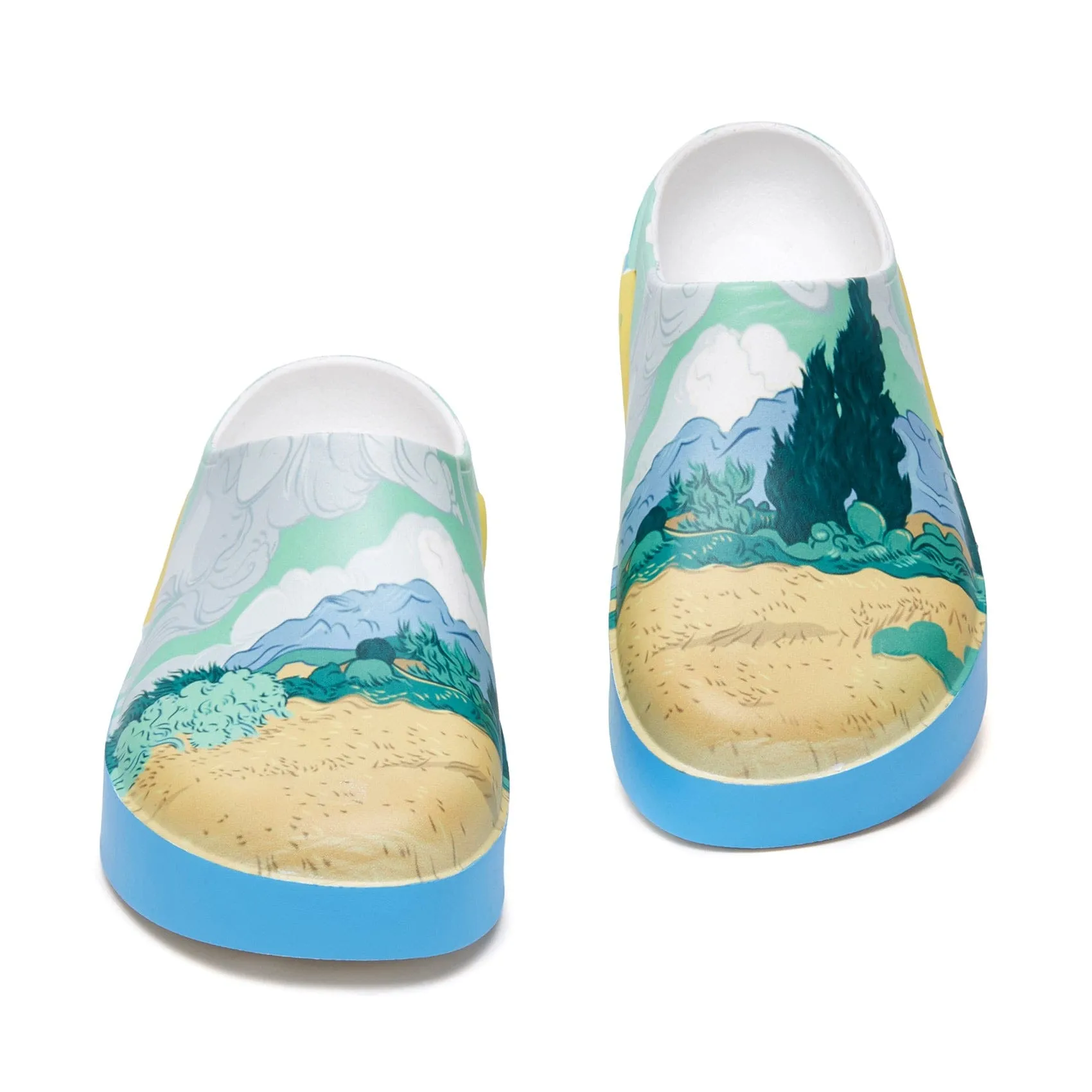 Van Gogh Wheatfield with Cypresses Tenerife Women Memory foam insole Travel-Ready Shoes