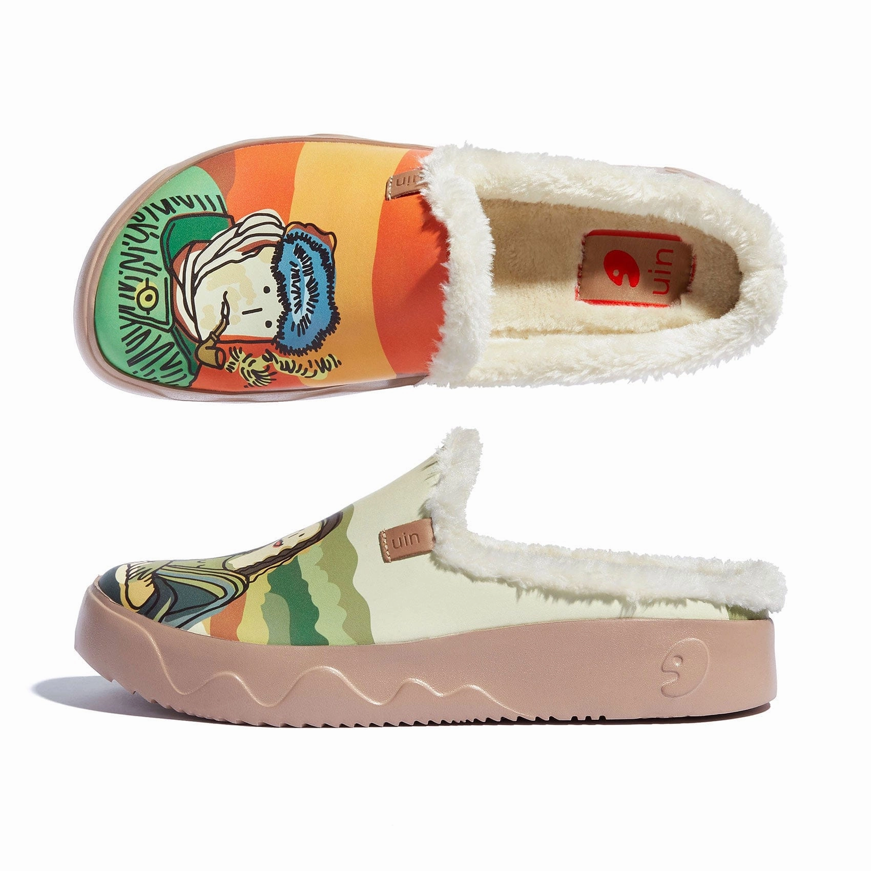 Van Gogh and Mona Lisa 2 Fuerteventura VII Men Chic Sandals for Every Day