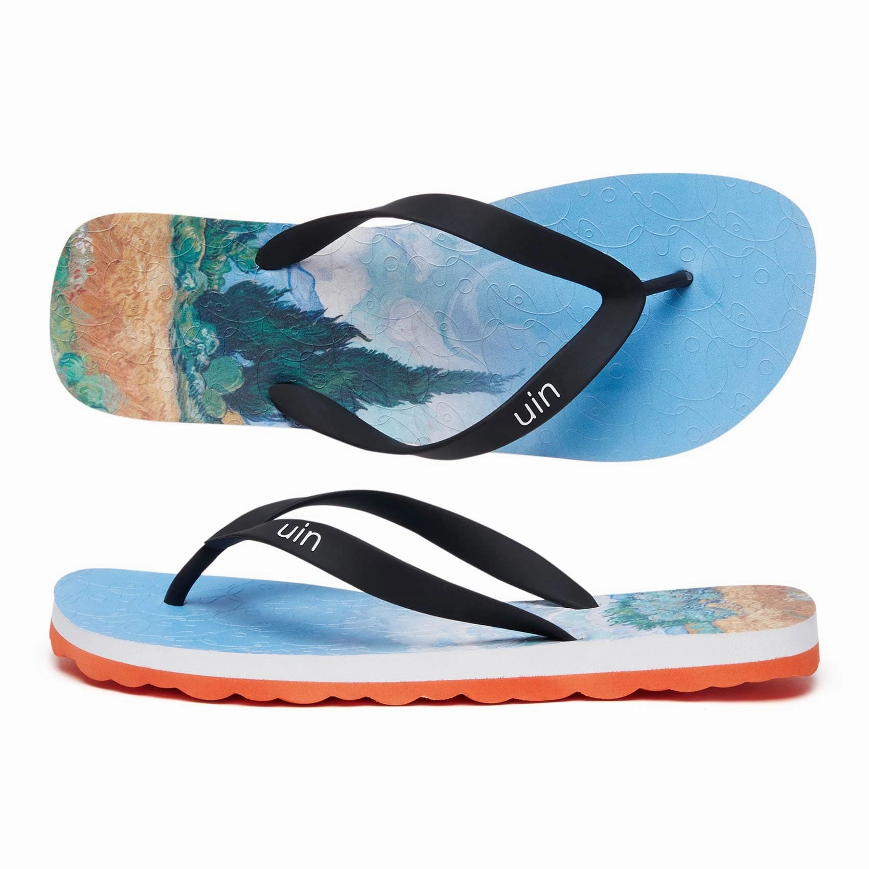 Van Gogh Wheatfield with Cypresses Blanes Men Cozy Choice