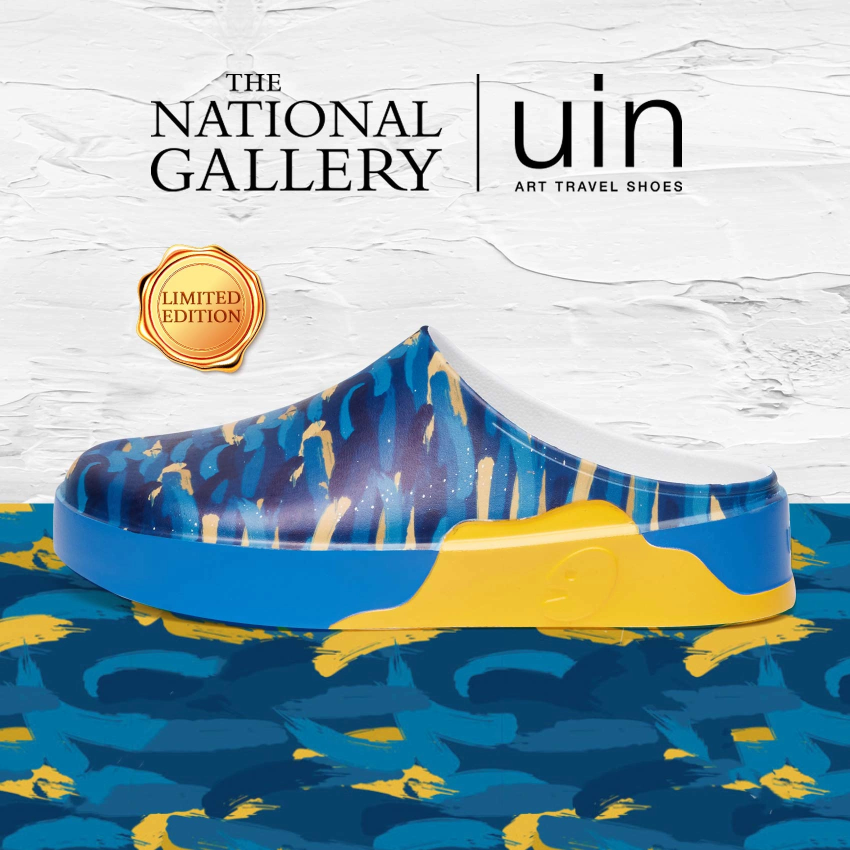 Van Gogh Wheatfield with Cypresses V1 Tenerife Men Textured Grip Surface Snug Fit Adjustability