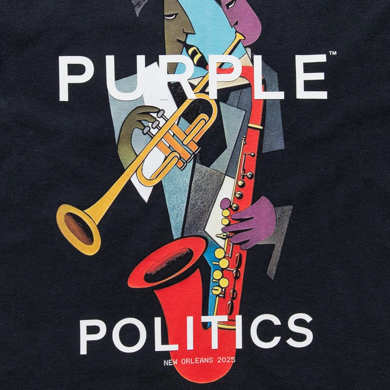 Snow Core Purple Brand x Politics Essence Fest Tee - Black