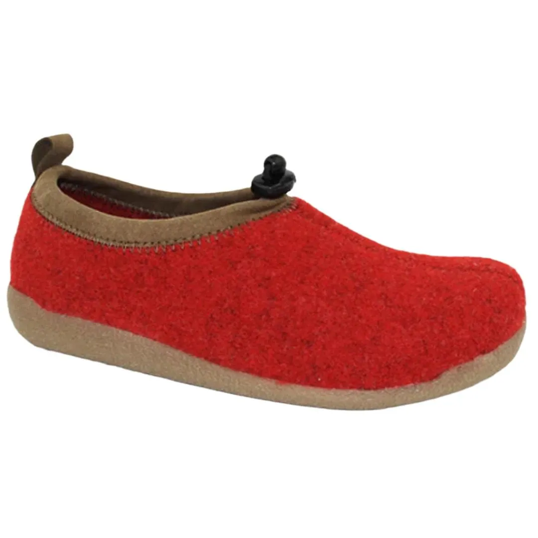 Sanita Samso Women's Slippers In Red Breathable fabric