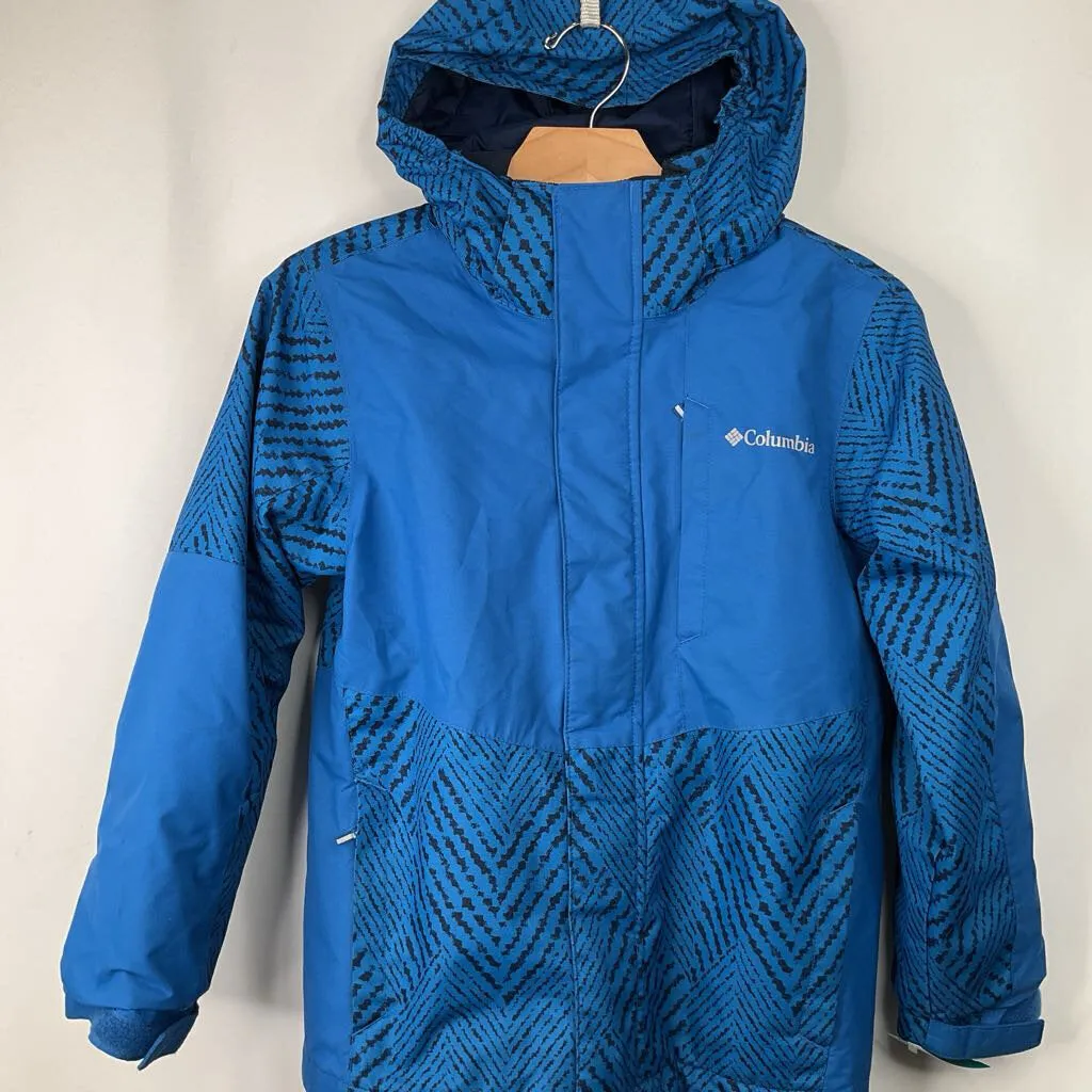 Heat Reflective Layer Flexible Elbow Patches Size 10-12: Columbia Blue 3-In-1 Winter Coat