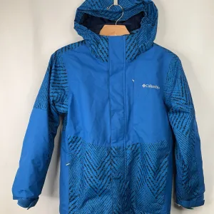 Heat Reflective Layer Flexible Elbow Patches Size 10-12: Columbia Blue 3-In-1 Winter Coat