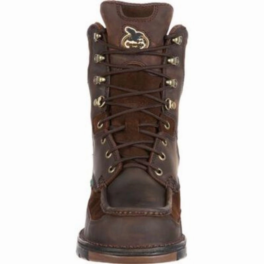 Georgia Boot Athens Men's Waterproof Work Boots G9453 In Brown Workwear Style