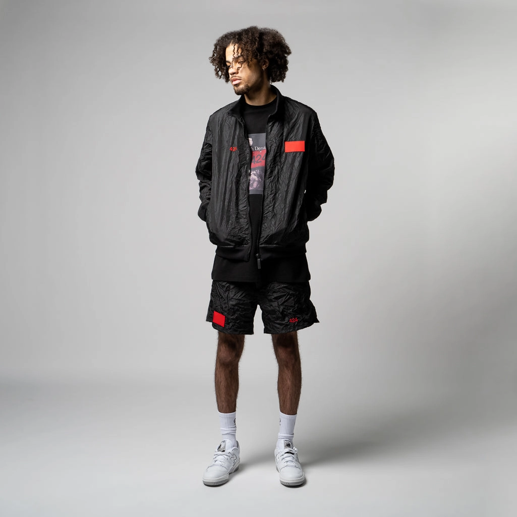 Sharp Cut 424 Nylon Jacket - Black