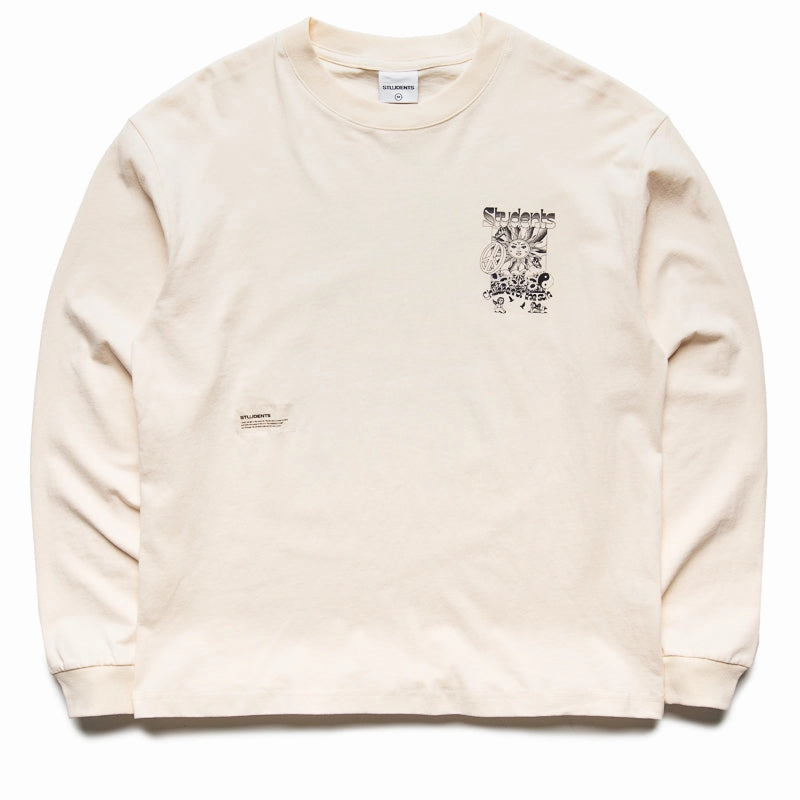 Crystal Soul Students Golf Under The Sun L/S Tee - Nude