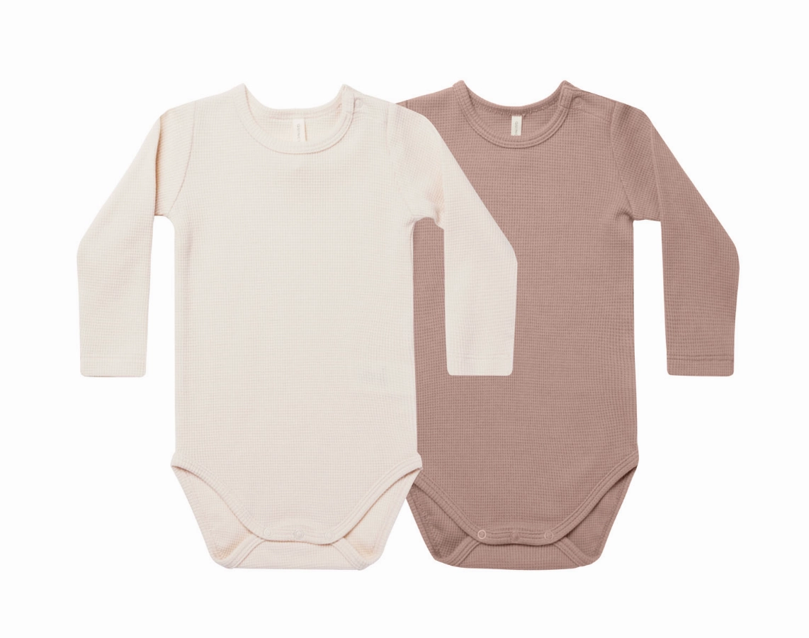FlexibleWaistband CompactPackaging Waffle Bodysuit - Color Options