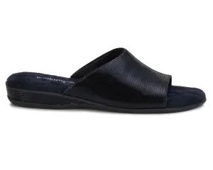 Walking Cradles Wc Cam Ii Women Slip-on Sandal In Black Patent Lizard Print Path Power Pure Motion