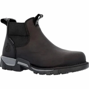 Georgia Boot Eagle One Men's Waterproof Chelsea Boots Gb00563 In Black Comfort Wrap