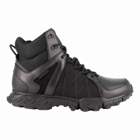 Comfortable Shoes Reebok Work Trailgrip Tactical RB3450 Men's 6" Tactical Waterproof Boot with Side Zipper in Black