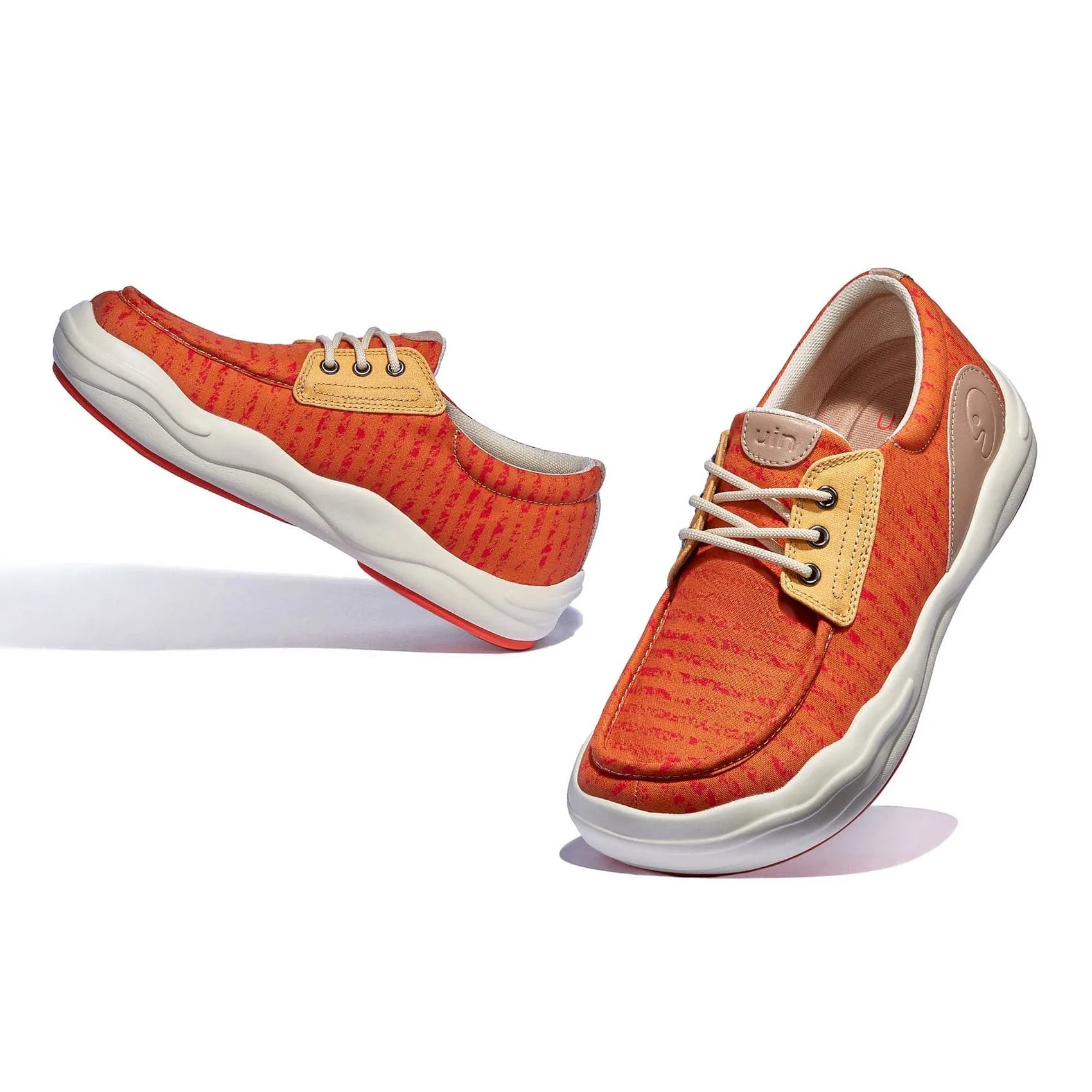 Watermelon Red Andalusia VIII Women Noise Reducing Sole Hexagonal Traction